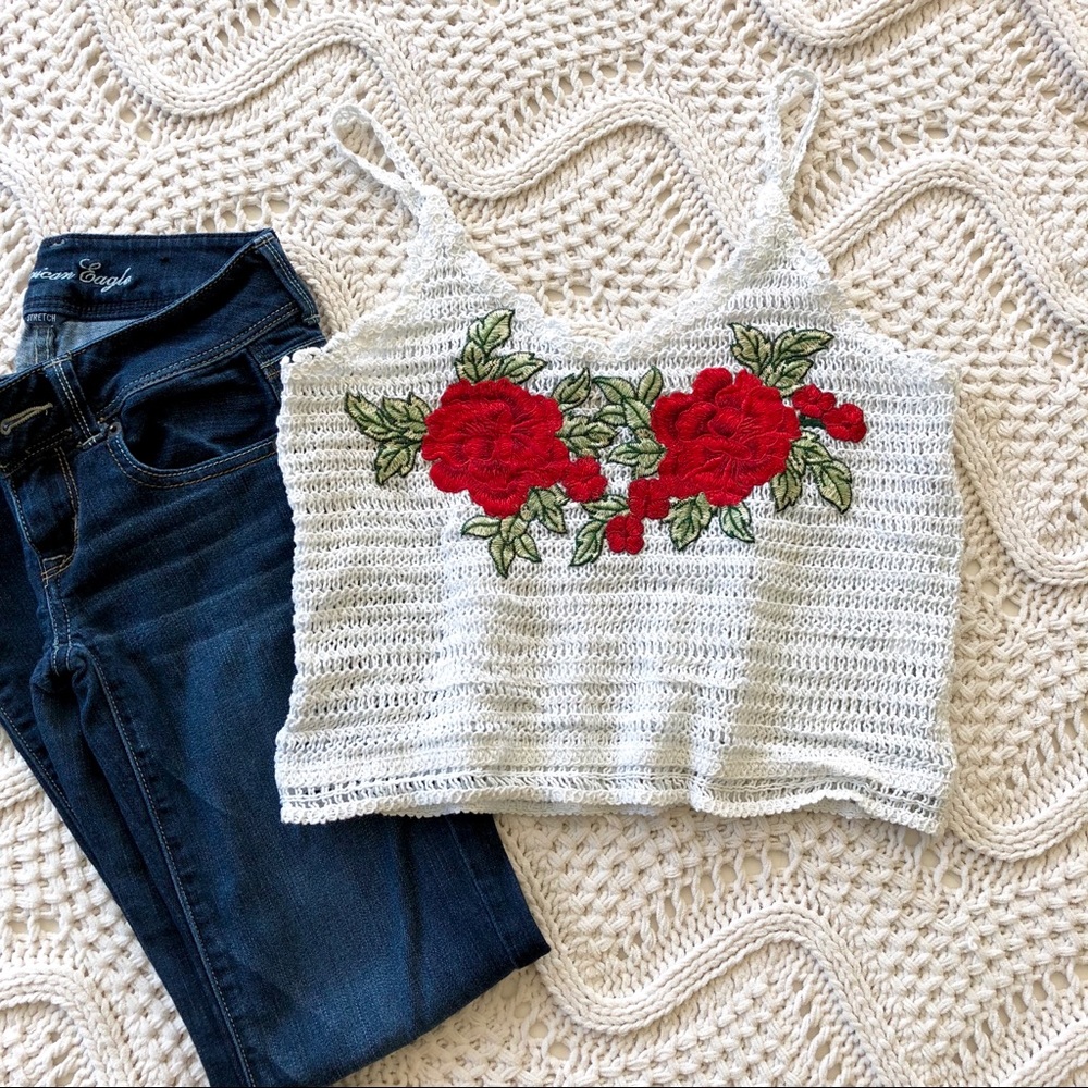 Crochet Rose tank🥀